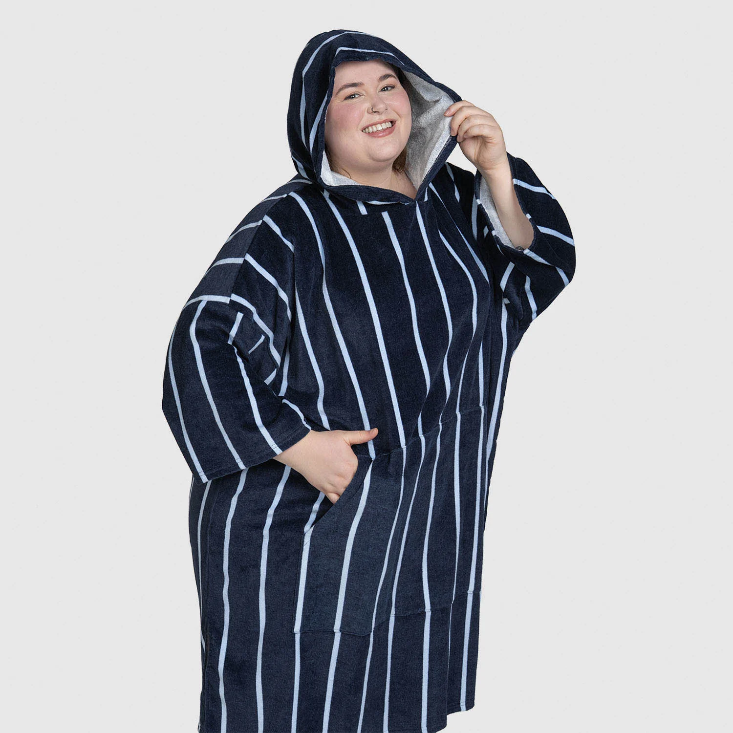 Long Navy Pin Stripe - Image 3