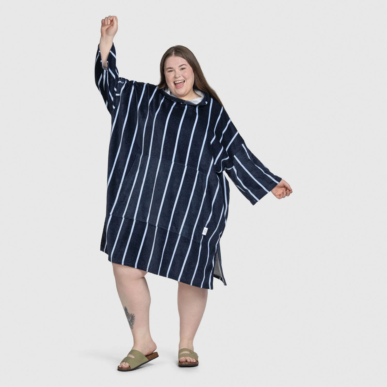 Long Navy Pin Stripe - Image 4