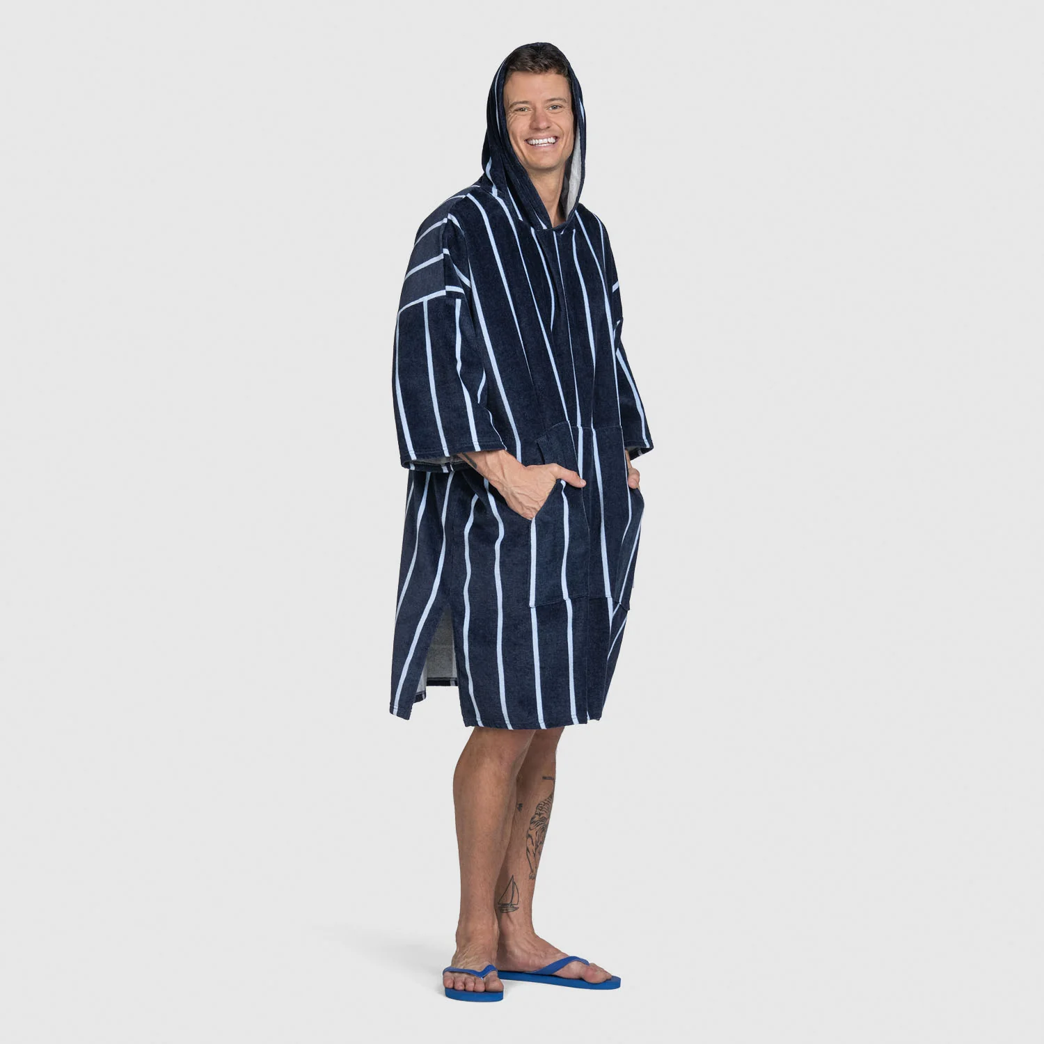 Long Navy Pin Stripe - Image 5