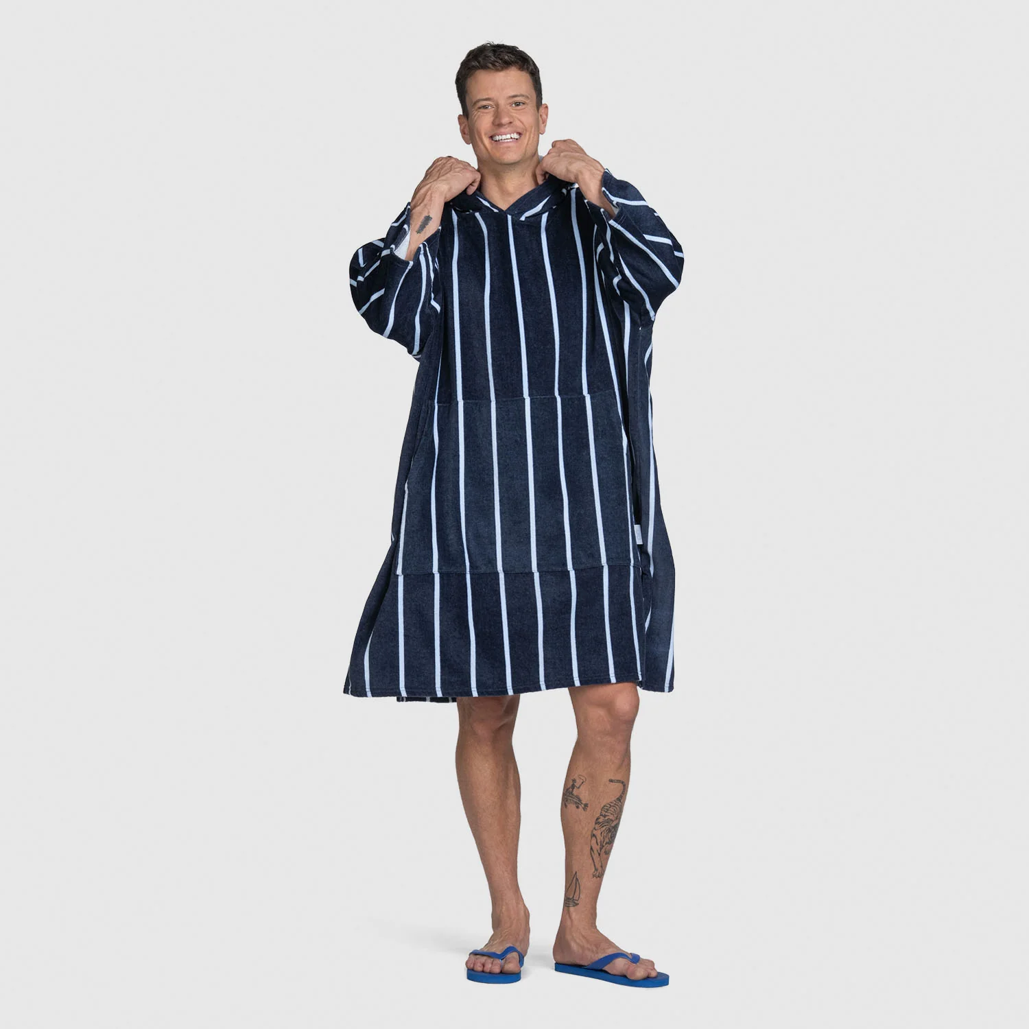 Long Navy Pin Stripe - Image 6